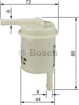 BOSCH 0 986 450 009 - Паливний фільтр avtolavka.club