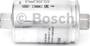 BOSCH 0 986 450 124 - Паливний фільтр avtolavka.club