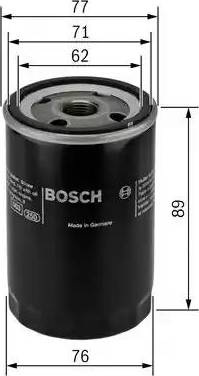 BOSCH 0 986 452 068 - Масляний фільтр avtolavka.club