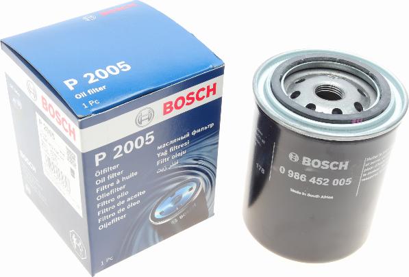 BOSCH 0 986 452 005 - Масляний фільтр avtolavka.club