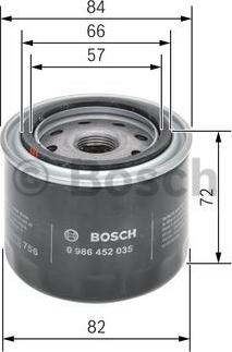 BOSCH 0 986 452 035 - Масляний фільтр avtolavka.club