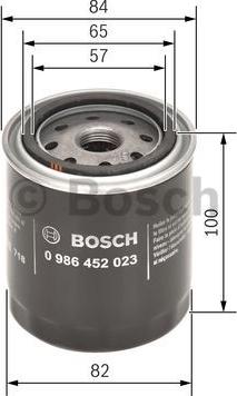 BOSCH 0 986 452 023 - Масляний фільтр avtolavka.club