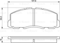 BOSCH 0 986 469 550 - Гальмівні колодки, дискові гальма avtolavka.club