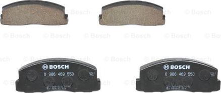 BOSCH 0 986 469 550 - Гальмівні колодки, дискові гальма avtolavka.club