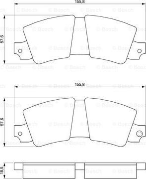 BOSCH 0 986 464 421 - Гальмівні колодки, дискові гальма avtolavka.club