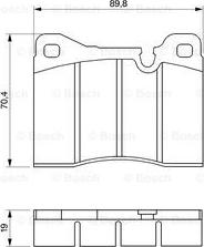 BOSCH 0 986 464 372 - Гальмівні колодки, дискові гальма avtolavka.club