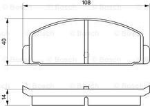 BOSCH 0 986 465 931 - Гальмівні колодки, дискові гальма avtolavka.club