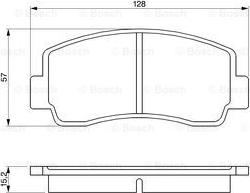 BOSCH 0 986 465 111 - Гальмівні колодки, дискові гальма avtolavka.club