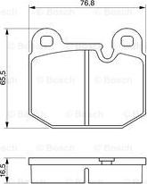 BOSCH 0 986 465 881 - Гальмівні колодки, дискові гальма avtolavka.club