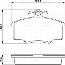 BOSCH 0 986 465 744 - Гальмівні колодки, дискові гальма avtolavka.club