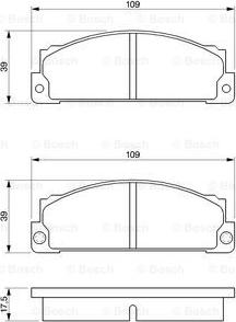 BOSCH 0 986 466 471 - Гальмівні колодки, дискові гальма avtolavka.club