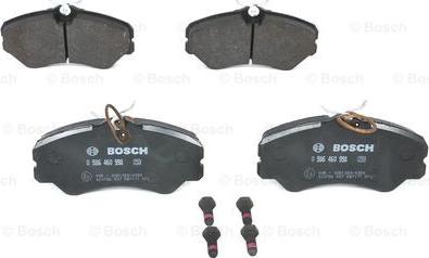 BOSCH 0 986 460 998 - Гальмівні колодки, дискові гальма avtolavka.club