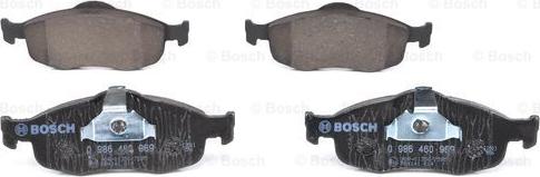 BOSCH 0 986 460 969 - Гальмівні колодки, дискові гальма avtolavka.club