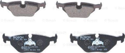 BOSCH 0 986 460 964 - Гальмівні колодки, дискові гальма avtolavka.club