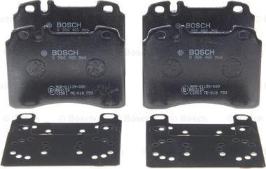 BOSCH 0 986 460 966 - Гальмівні колодки, дискові гальма avtolavka.club