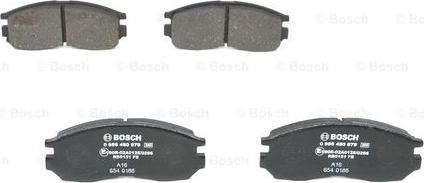 BOSCH 0 986 460 979 - Гальмівні колодки, дискові гальма avtolavka.club