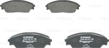 BOSCH 0 986 460 972 - Гальмівні колодки, дискові гальма avtolavka.club