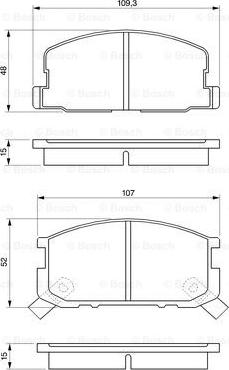 BOSCH 0 986 468 670 - Гальмівні колодки, дискові гальма avtolavka.club