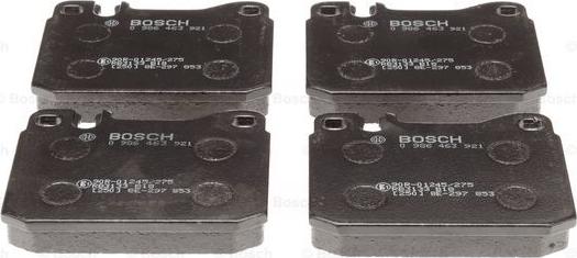 BOSCH 0 986 463 921 - Гальмівні колодки, дискові гальма avtolavka.club