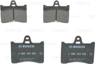 BOSCH 0 986 463 890 - Гальмівні колодки, дискові гальма avtolavka.club