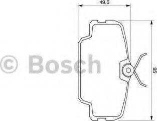 BOSCH 0 986 467 491 - Гальмівні колодки, дискові гальма avtolavka.club