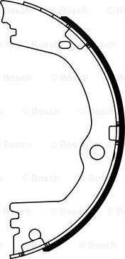 BOSCH 0 986 487 939 - Комплект гальм, ручник, парковка avtolavka.club