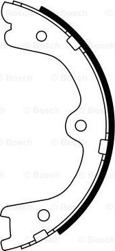 BOSCH 0 986 487 930 - Комплект гальм, ручник, парковка avtolavka.club