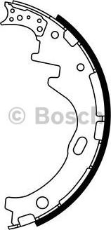 BOSCH 0 986 487 784 - Комплект гальм, барабанний механізм avtolavka.club