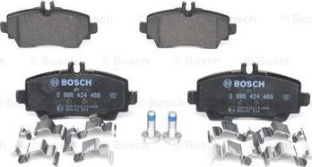 BOSCH 0 986 424 469 - Гальмівні колодки, дискові гальма avtolavka.club