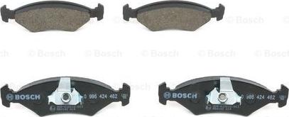 BOSCH 0 986 424 462 - Гальмівні колодки, дискові гальма avtolavka.club