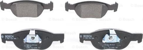 BOSCH 0 986 424 544 - Гальмівні колодки, дискові гальма avtolavka.club