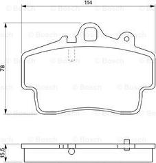 BOSCH 0 986 424 570 - Гальмівні колодки, дискові гальма avtolavka.club