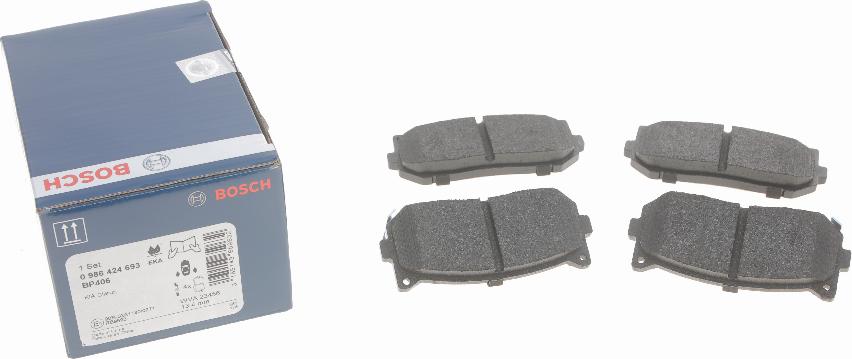 BOSCH 0 986 424 693 - Гальмівні колодки, дискові гальма avtolavka.club