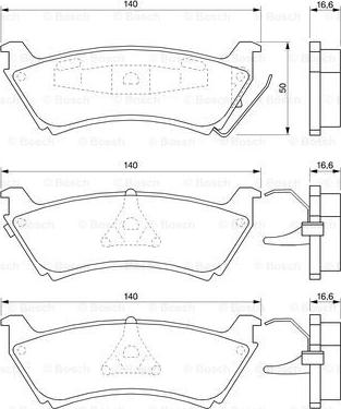 BOSCH 0 986 424 648 - Гальмівні колодки, дискові гальма avtolavka.club