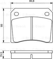 BOSCH 0 986 424 685 - Гальмівні колодки, дискові гальма avtolavka.club