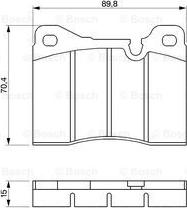 BENDIX 571261J - Гальмівні колодки, дискові гальма avtolavka.club