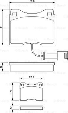 BOSCH 0 986 424 152 - Гальмівні колодки, дискові гальма avtolavka.club