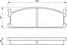 BOSCH 0 986 424 157 - Гальмівні колодки, дискові гальма avtolavka.club