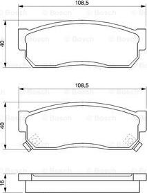 BOSCH 0 986 424 160 - Гальмівні колодки, дискові гальма avtolavka.club