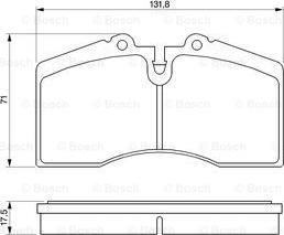 BOSCH 0 986 424 119 - Гальмівні колодки, дискові гальма avtolavka.club