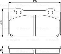 BOSCH 0 986 424 117 - Гальмівні колодки, дискові гальма avtolavka.club