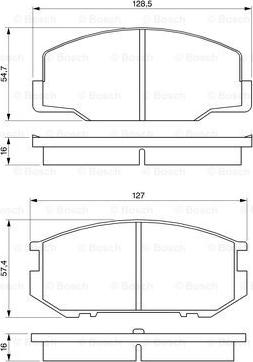 BOSCH 0 986 424 137 - Гальмівні колодки, дискові гальма avtolavka.club