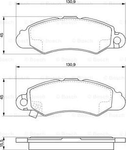 BOSCH 0 986 424 804 - Гальмівні колодки, дискові гальма avtolavka.club