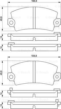 BOSCH 0 986 424 394 - Гальмівні колодки, дискові гальма avtolavka.club