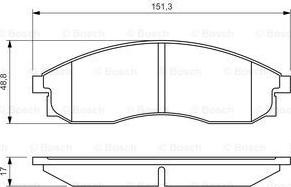 BOSCH 0 986 424 340 - Гальмівні колодки, дискові гальма avtolavka.club