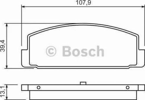 BOSCH 0 986 AB2 458 - Гальмівні колодки, дискові гальма avtolavka.club