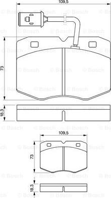 BOSCH 0 986 424 240 - Гальмівні колодки, дискові гальма avtolavka.club