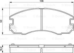 BOSCH 0 986 424 230 - Гальмівні колодки, дискові гальма avtolavka.club