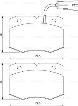 BOSCH 0 986 424 768 - Гальмівні колодки, дискові гальма avtolavka.club