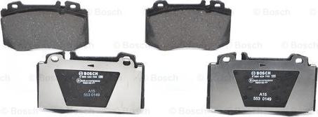 BOSCH 0 986 424 705 - Гальмівні колодки, дискові гальма avtolavka.club